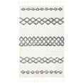 thumbnail image 1 of SAFAVIEH Casablanca Lalia Geometric Area Rug, Ivory/Dark Grey, 4' x 6', 1 of 8