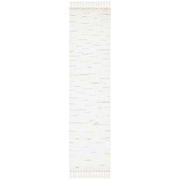 SAFAVIEH Casablanca Leann Geometric Wool Runner Rug, Ivory, 2'3" x 8'