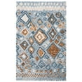 thumbnail image 1 of SAFAVIEH Casablanca Merton Abstract Wool Shag Runner Rug, Grey/Gold, 2'3" x 8', 1 of 6