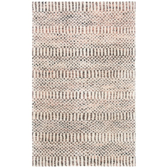 SAFAVIEH Casablanca Milka Geometric Area Rug, Ivory/Pink, 8' x 10'
