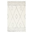 thumbnail image 1 of SAFAVIEH Casablanca Nanette Diamond Wool Area Rug, Ivory/Black, 5' x 8', 1 of 6