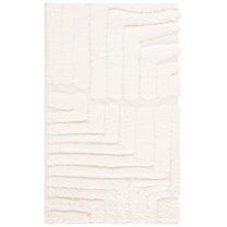 SAFAVIEH Casablanca Patrice Geometric Wool Area Rug, Ivory, 8' x 10'
