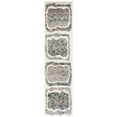 thumbnail image 1 of SAFAVIEH Casablanca Rhoda Geometric Wool Runner Rug, Ivory/Dark Grey, 2'3" x 9', 1 of 8