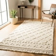 thumbnail image 1 of SAFAVIEH Casablanca Rordan Geometric Diamonds Shag Area Rug, Ivory, 8' x 10', 1 of 7