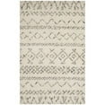thumbnail image 1 of SAFAVIEH Casablanca Roydon Moroccan Shag Area Rug, Ivory/Grey, 3' x 5', 1 of 4