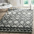 thumbnail image 1 of SAFAVIEH Casablanca Ryder Southwestern Shag Area Rug, Grey/Charcoal, 4' x 6', 1 of 7