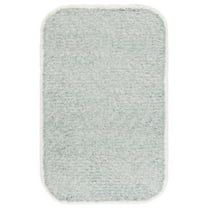 SAFAVIEH Casablanca Sutton Solid Shag Area Rug, Teal/Ivory, 5' x 8'