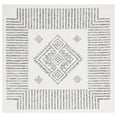 thumbnail image 1 of SAFAVIEH Casablanca Thorburn Medallion Area Rug, Ivory/Black, 6' x 6' Square, 1 of 8