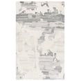 thumbnail image 1 of SAFAVIEH Casablanca Toireasa Abstract Shag Area Rug, Grey/Ivory, 6' x 9', 1 of 11