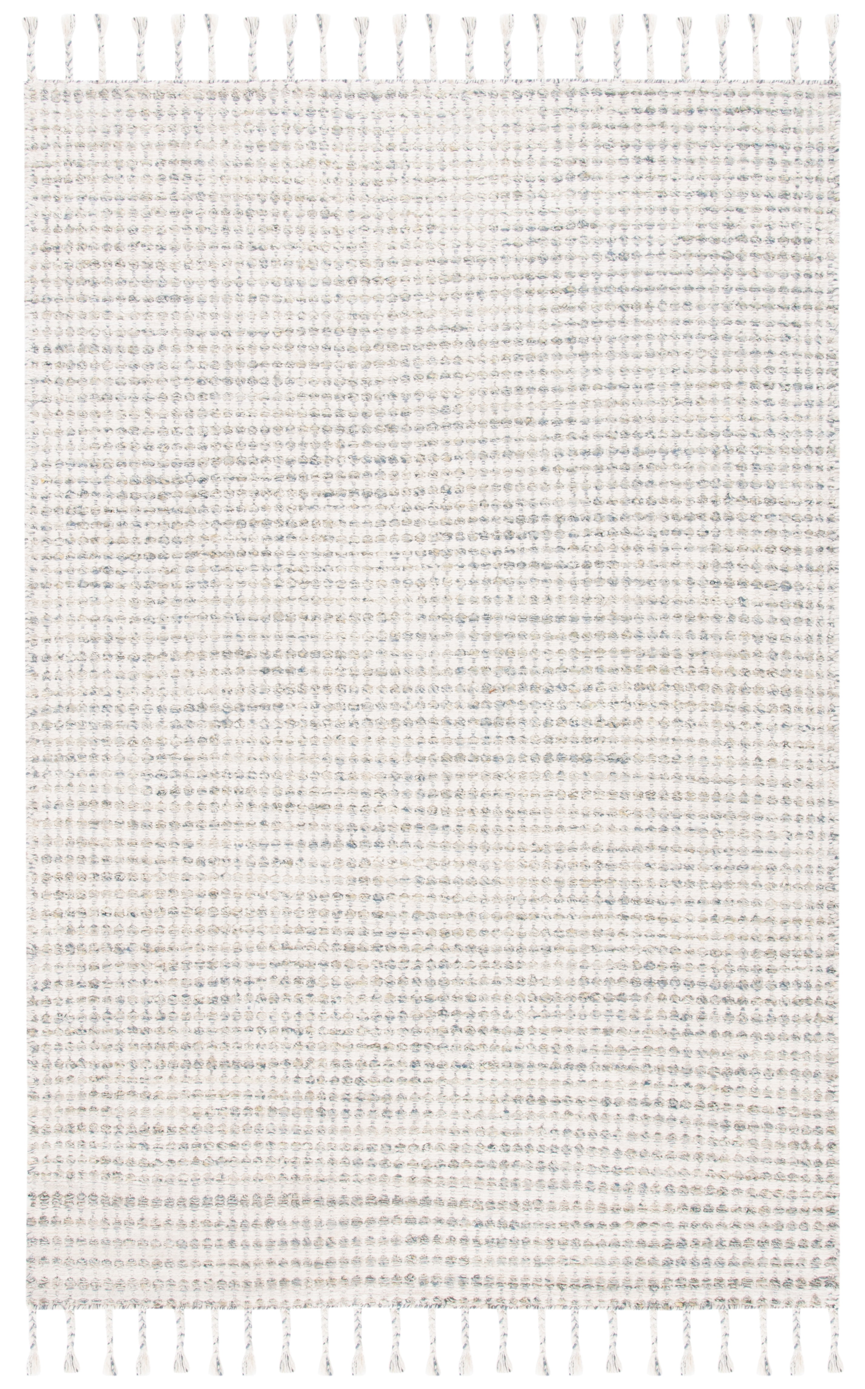 SAFAVIEH Casablanca Wichita Geometric Area Rug, Light Blue/Ivory, 5' x 8'