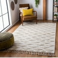 thumbnail image 1 of SAFAVIEH Casablanca Winona Solid Wool Area Rug, Ivory, 6' x 9', 1 of 10