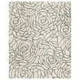 thumbnail image 1 of SAFAVIEH Casablanca Yadira Floral Shag Area Rug, Ivory/Grey, 9' x 12', 1 of 9