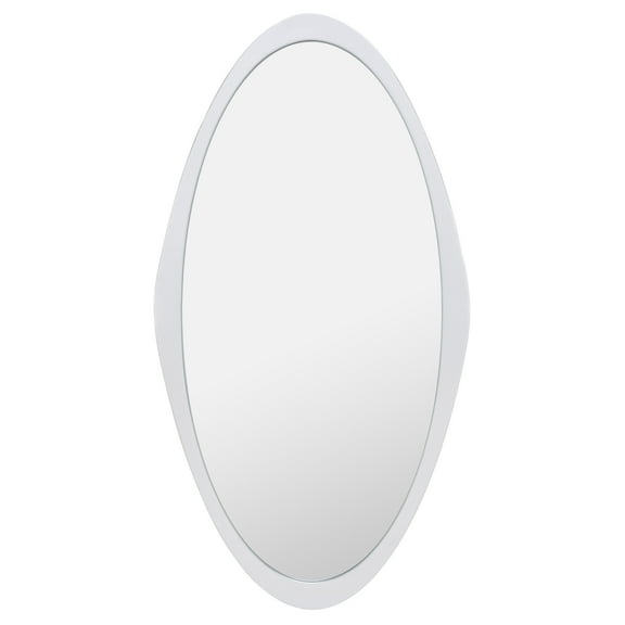 SAFAVIEH Cassini 25 in. x 47 in. Solid Frame Mirror, Silver