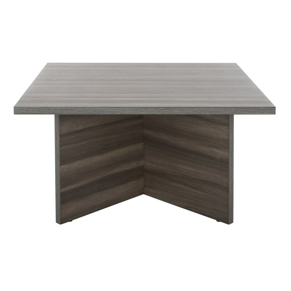 SAFAVIEH Cathen Contemporary 32 in. Square Coffee Table, Black (32 in. W x 32 in. D x 16.5 in. H)