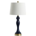 thumbnail image 1 of SAFAVIEH Cayson Classic 29 in. Table Lamp with USB Port, Navy/Gold, 1 of 8