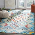thumbnail image 1 of SAFAVIEH Cedar Brook Billy Southwestern Area Rug, Blue/Light Grey, 4' x 6', 1 of 6