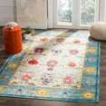 thumbnail image 1 of SAFAVIEH Cedar Brook Bruce Southwestern Area Rug, Blue/Light Grey, 5' x 8', 1 of 6
