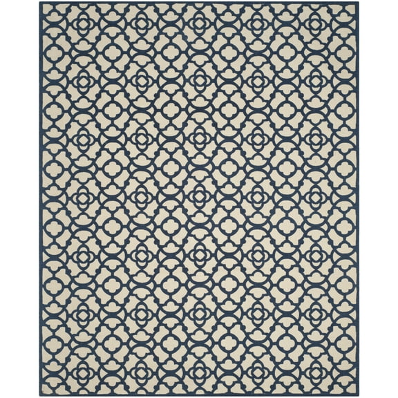 SAFAVIEH Cedar Brook CDR221F Handmade Ivory / Navy Rug