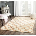 thumbnail image 1 of SAFAVIEH Cedar Brook Carrissa Geometric Area Rug, Ivory/Orange, 5' x 8', 1 of 7