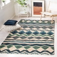 thumbnail image 1 of SAFAVIEH Cedar Brook Josephina Southwestern Cotton Area Rug, Blue/Multi, 4' x 6', 1 of 11