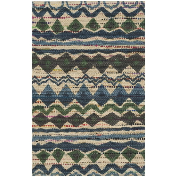 SAFAVIEH Cedar Brook CDR322A Handmade Blue / Multi Rug
