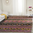 thumbnail image 1 of SAFAVIEH Cedar Brook Josephina Southwestern Cotton Area Rug, Brown/Multi, 8' x 10', 1 of 8