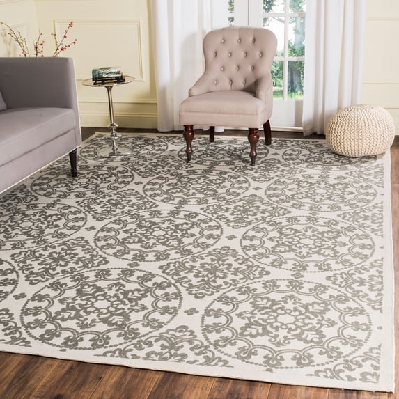 SAFAVIEH Cedar Brook Carleton Medallion Area Rug, Natural/Grey, 8' x 10'