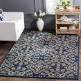 thumbnail image 1 of SAFAVIEH Cedar Brook Carleton Medallion Jute Area Rug, Navy/Natural, 2'3" x 3'9", 1 of 5