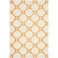 thumbnail image 1 of SAFAVIEH Cedar Brook Carrissa Geometric Area Rug, Ivory/Orange, 4' x 6', 1 of 7