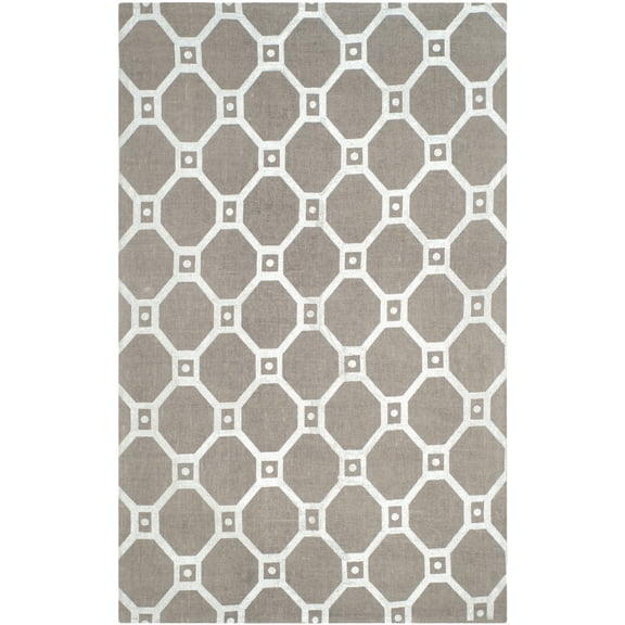 SAFAVIEH Cedar Brook Carrissa Geometric Area Rug, Grey/Silver, 5' x 8'