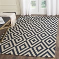 thumbnail image 1 of SAFAVIEH Cedar Brook Ingram Geometric Area Rug, Ivory/Navy, 4' x 6', 1 of 8