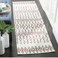 thumbnail image 1 of SAFAVIEH Cedar Brook Jamison Geometric Cotton Runner Rug, Ivory/Rust, 2'3" x 8', 1 of 6