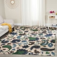 thumbnail image 1 of SAFAVIEH Cedar Brook Philander Floral Cotton Area Rug, Blue/Multi, 8' x 10', 1 of 8