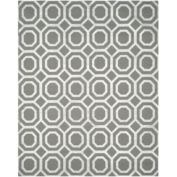 SAFAVIEH Cedar Brook Thaddeus Geometric Area Rug, Grey/Silver, 7'3" x 9'3"