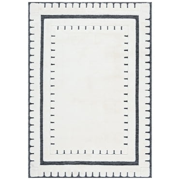 SAFAVIEH Celebrity Frona Geometric Area Rug, Ivory/Black, 8' x 10'