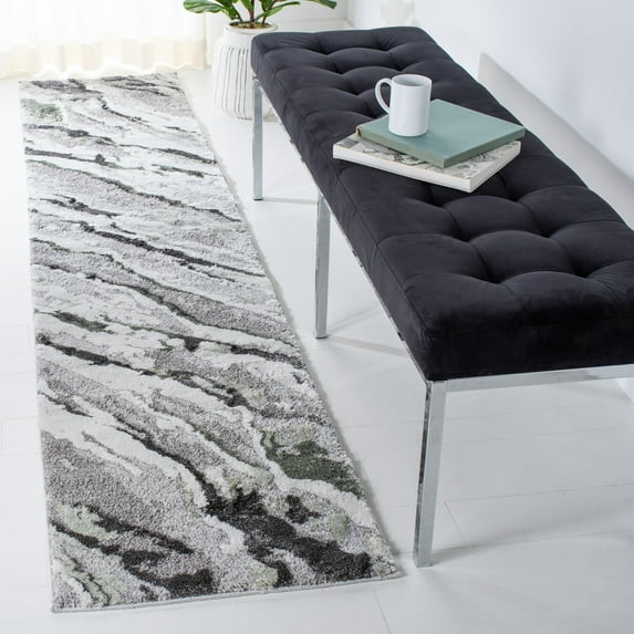 Safavieh Century Alfreda Camouflage Runner Rug, Gray/Green, 2' x 11'