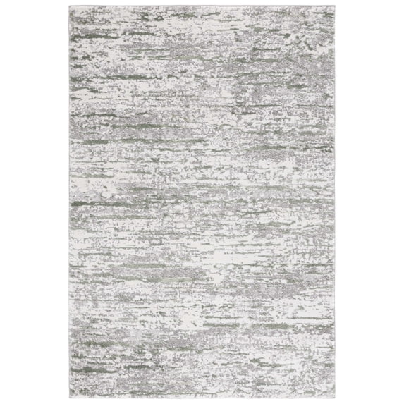 SAFAVIEH Century Arianne Distressed Area Rug, Gray/Dark Green, 9' x 12'