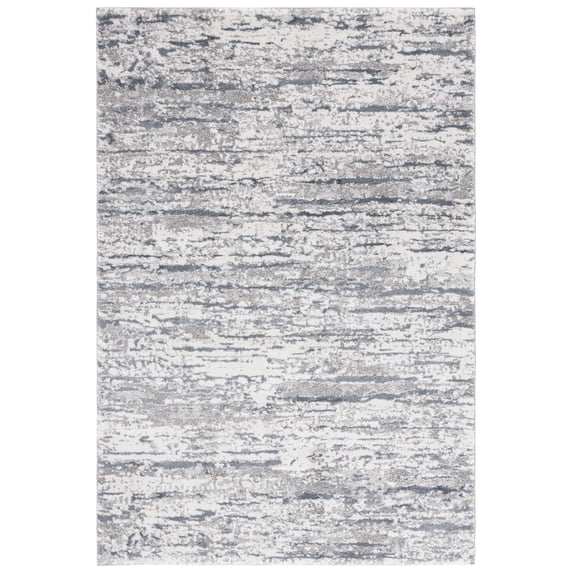 SAFAVIEH Century Arianne Distressed Area Rug, Gray/Navy, 8' x 10'