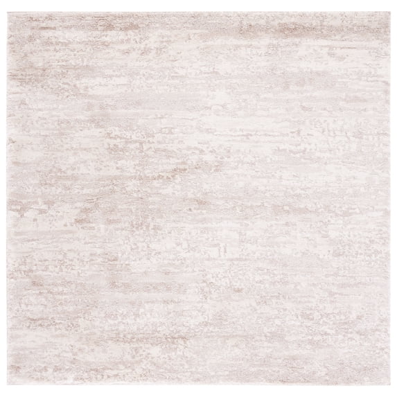 SAFAVIEH Century Arianne Distressed Area Rug, Ivory/Beige, 5'3" x 5'3" Square