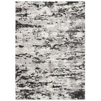 SAFAVIEH Century Becky Distressed Area Rug, Grey/Black, 5' x 7'