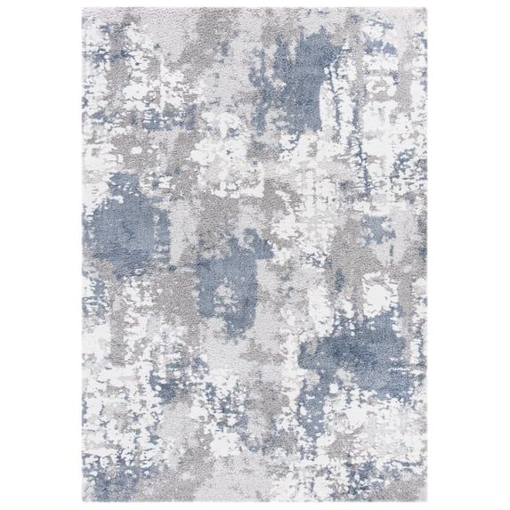 SAFAVIEH Century Bentley Distressed Area Rug, Grey/Blue, 4'5" x 6'5"