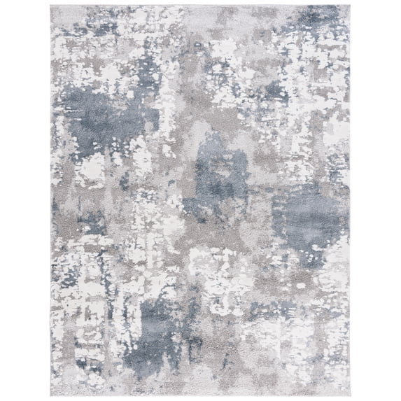 SAFAVIEH Century Bentley Distressed Area Rug, Grey/Blue, 9' x 12'