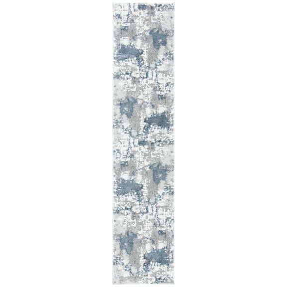 SAFAVIEH Century Bentley Distressed Runner Rug, Grey/Blue, 2' x 5'