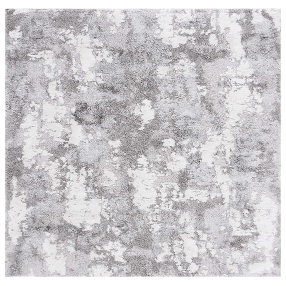 SAFAVIEH Century Deasun Distressed Area Rug, Gray/Ivory, 6'7" x 6'7" Square