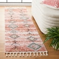 thumbnail image 1 of SAFAVIEH Chapel Joyce Diamond Runner Rug, Pink/Turquoise, 2'2" x 8', 1 of 8
