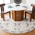 thumbnail image 1 of SAFAVIEH Chapel Maiara Diamond Area Rug, Black/Ivory, 6'7" x 6'7" Round, 1 of 8