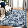 thumbnail image 1 of SAFAVIEH Charleston Hannan Oriental Area Rug, Navy/Blue, 6'7" x 6'7" Square, 1 of 11