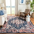 thumbnail image 1 of SAFAVIEH Charleston Zharko Floral Area Rug, Navy/Red, 8' x 10', 1 of 11