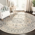 thumbnail image 1 of SAFAVIEH Charleston Zharko Floral Area Rug, Ivory/Light Blue, 4' x 4' Round, 1 of 8