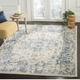 thumbnail image 1 of SAFAVIEH Charleston Zharko Floral Area Rug, Ivory/Navy, 2' x 4', 1 of 9